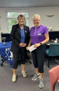 Tracy Ward - Bramford GC - Stokeplay Handicap Winner